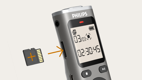 microSD card slot for expanded capacity