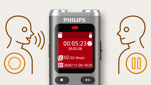 Voice-activation recording for hands-free use