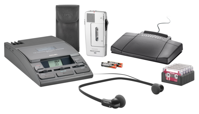 Pocket Memo dictation and transcription set